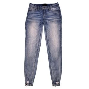 Buckle Black Jeans Womens 24 26x26 Fit 53 Ankle Skinny Blue Stretch Distressed